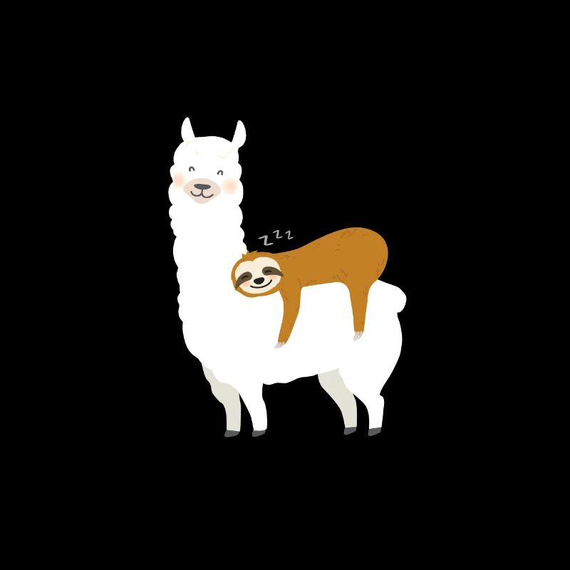 Alpaca with sloth