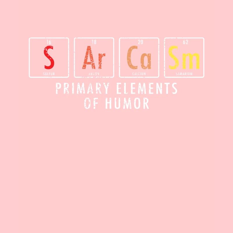 Éléments du sarcasme Science Nerd