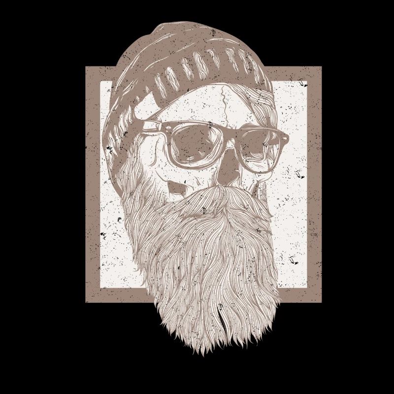 Barbe - Barbe, crâne