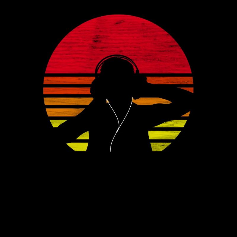 DJ Deejay DJing Retro