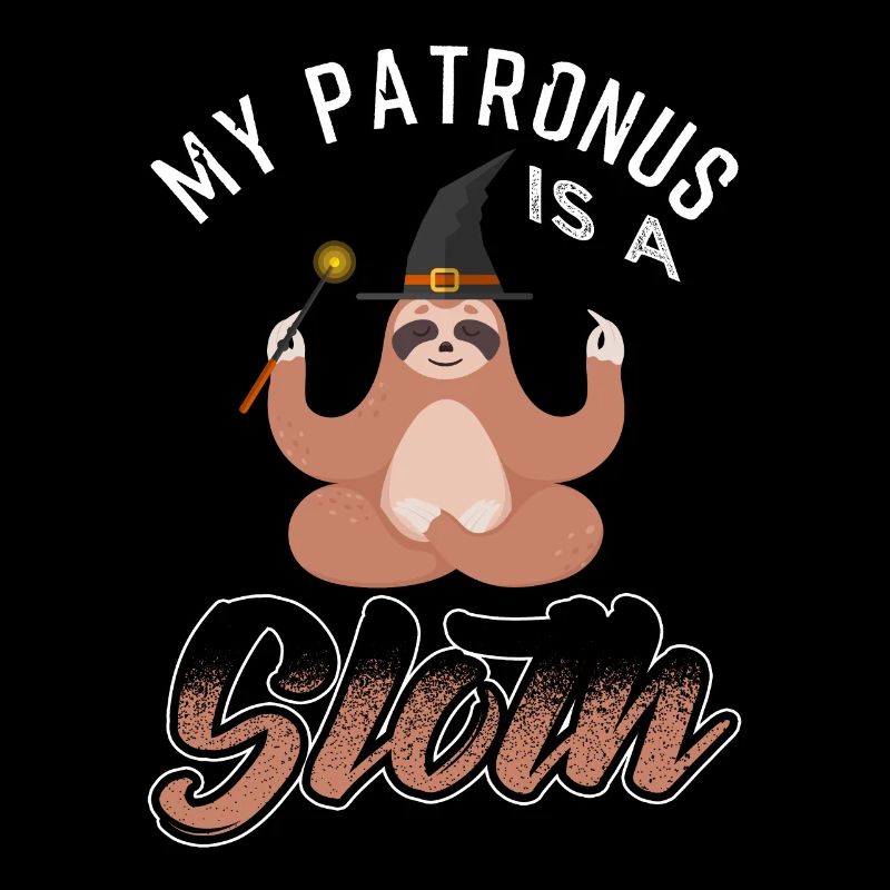 My Patronus Is A Sloth Cute Wizard Lovers