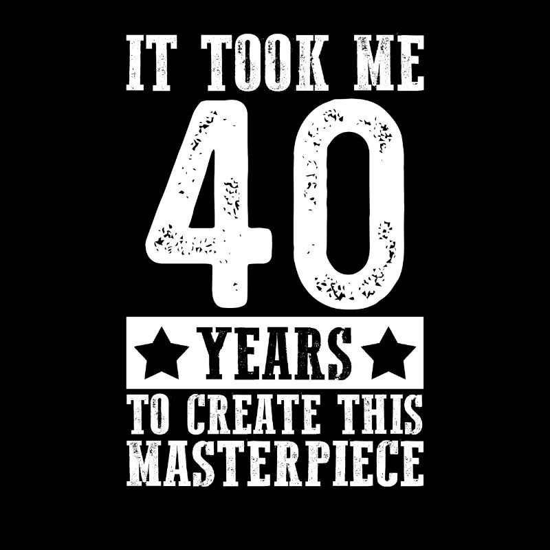 40 ans chef d'oeuvre cadeau anniversaire homme 40e