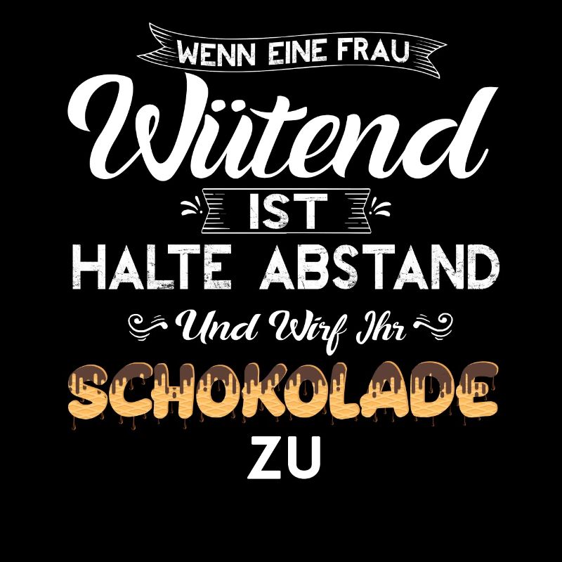 Frauen Schokolade Witz Spruch