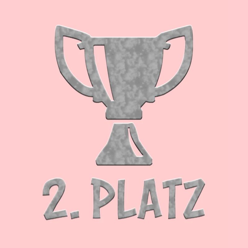 2. Platz Silber Sieger Gewinner Winner Zweiter