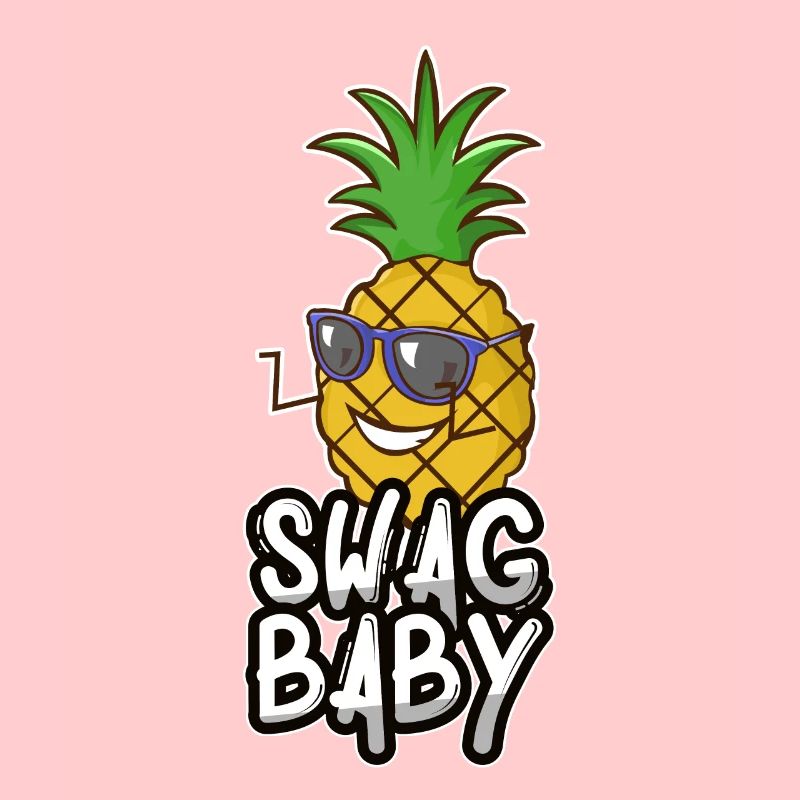 Pineapple Sunglasses Cartoon Comic Summer Gift