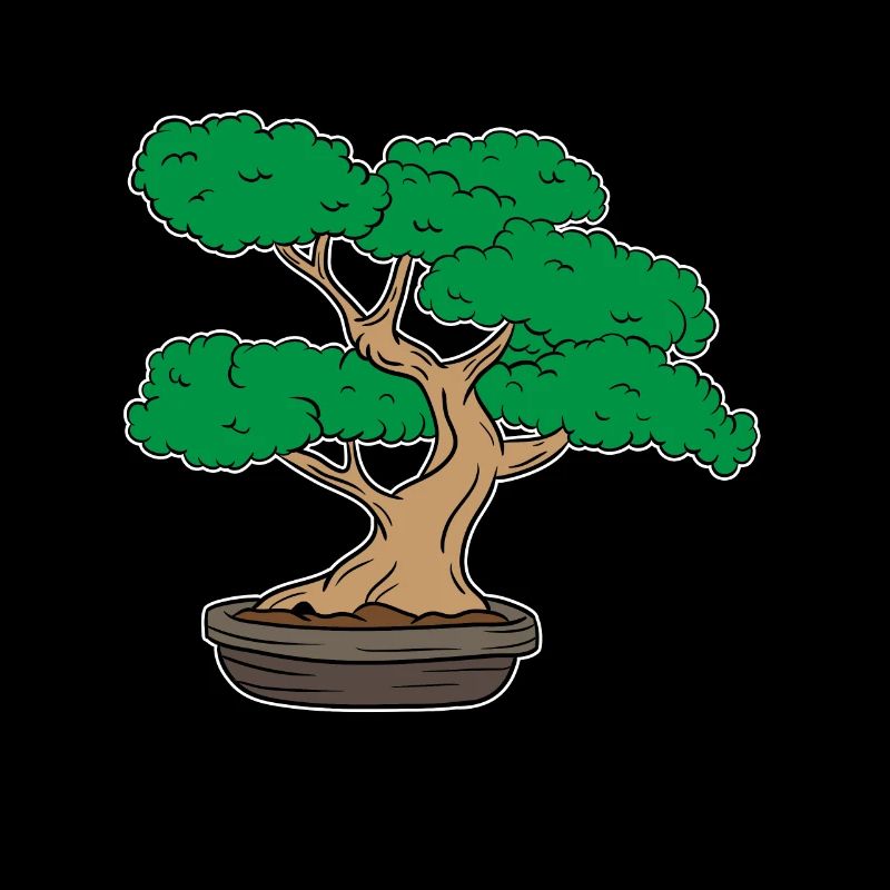 Bonsai tree plants Japan tree cut gift