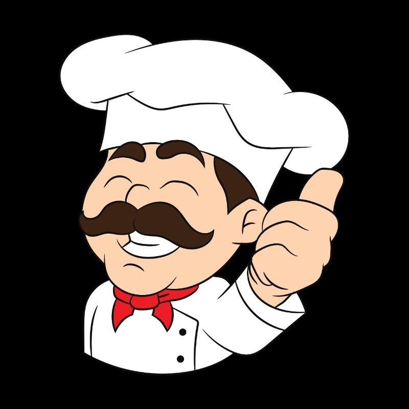 Koch, Küchenchef, Pizzabäcker, Bäcker, Daumen hoch
