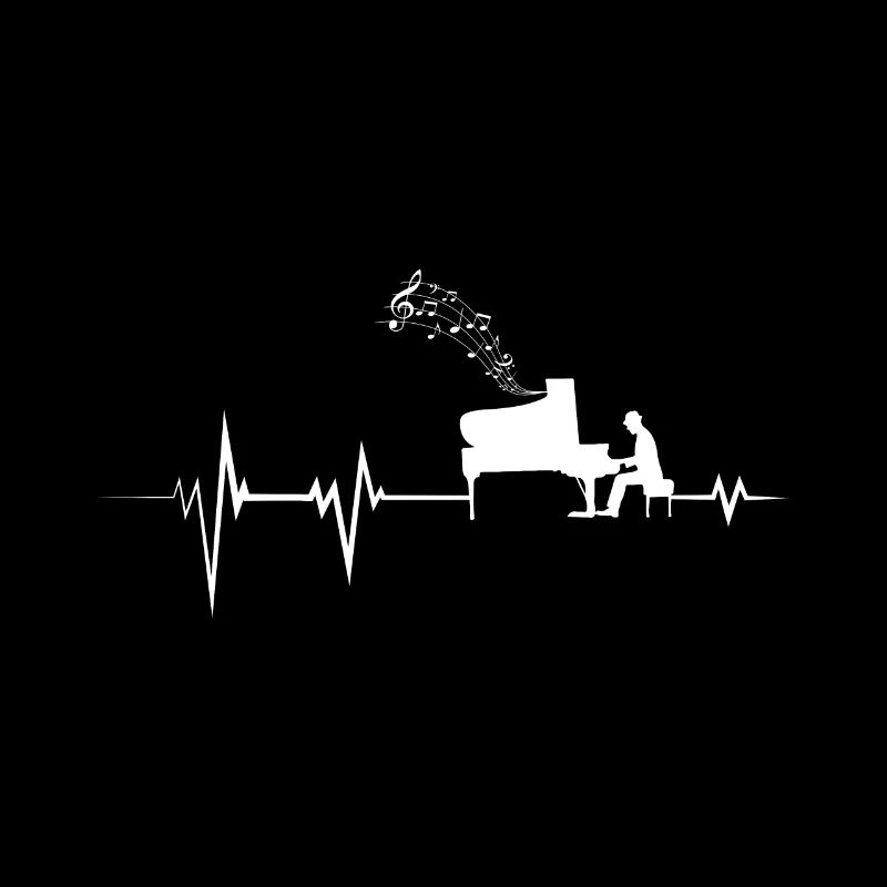Piano Evolution - Klavier Pianist Musiker Geschenk