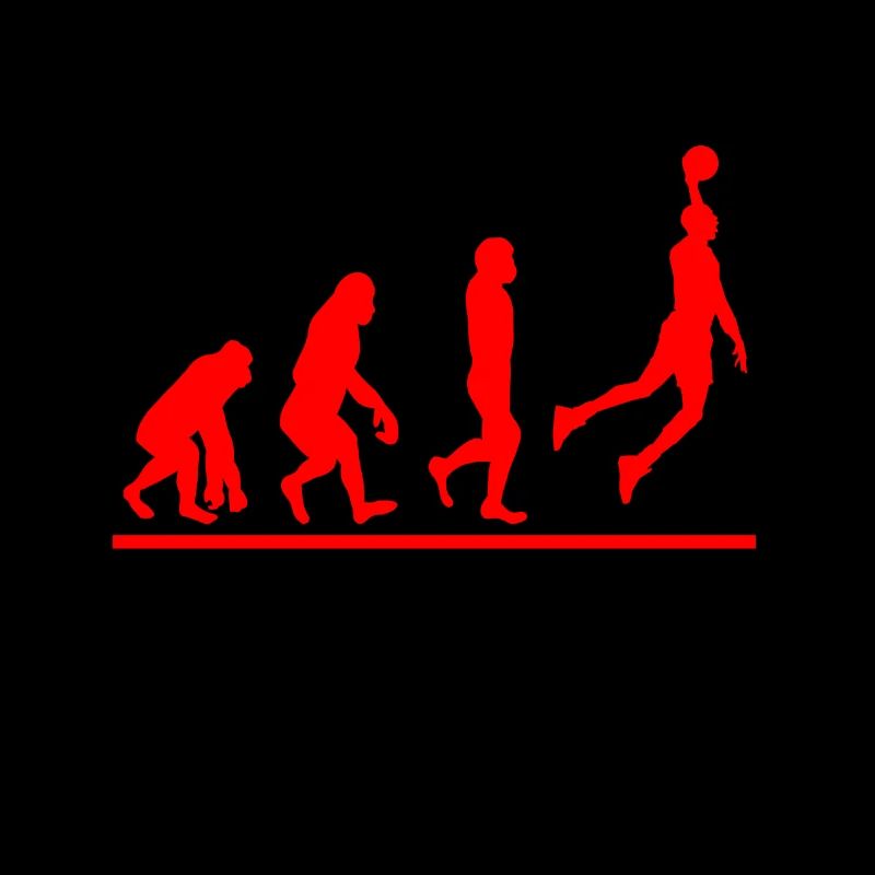 Basketball Evolution Korb werfen Dunk Geschenk