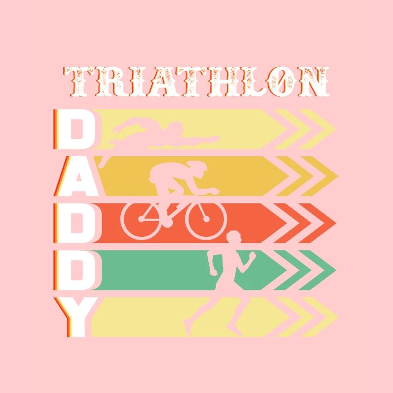 Triathlon Gift Idea Father Dad Triathlete Daddy