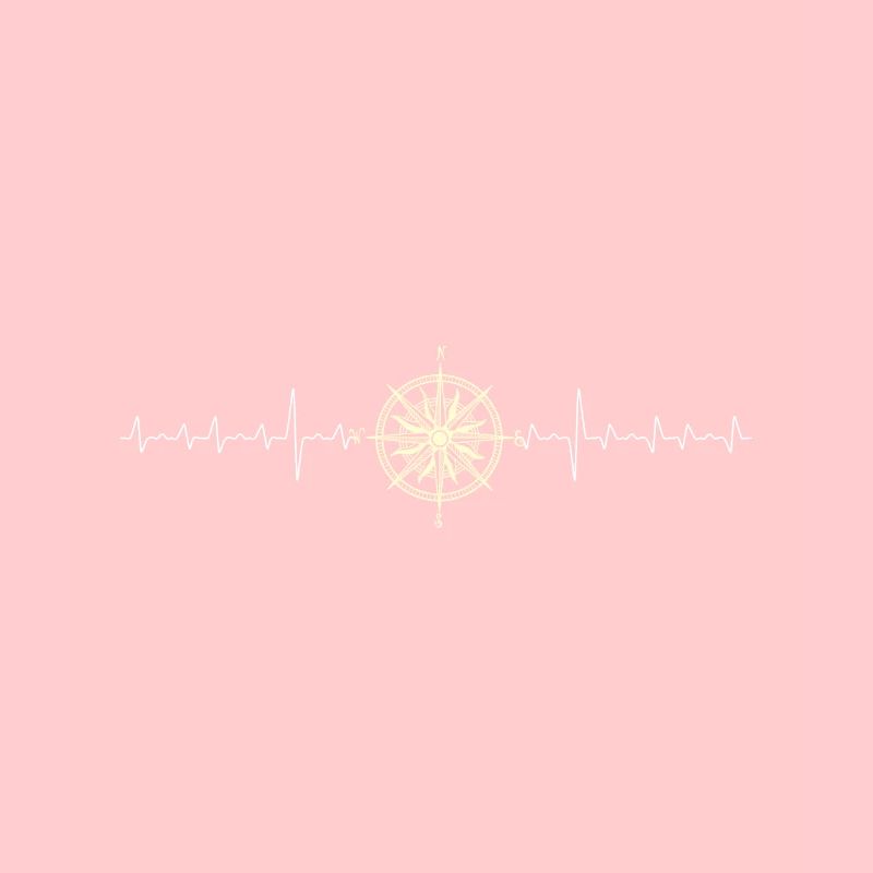 Compass Heartbeat Cool Gift
