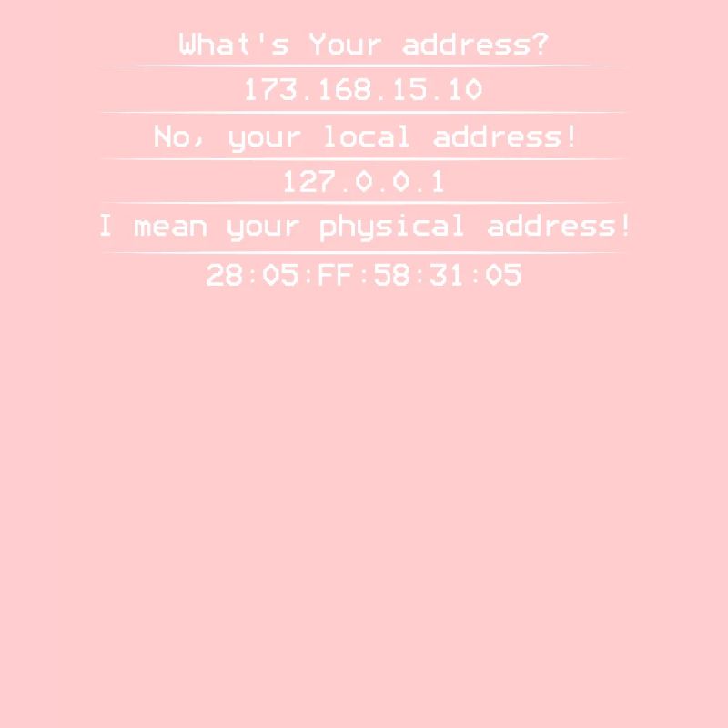 Computer IP Address Network Nerd Funny Gift