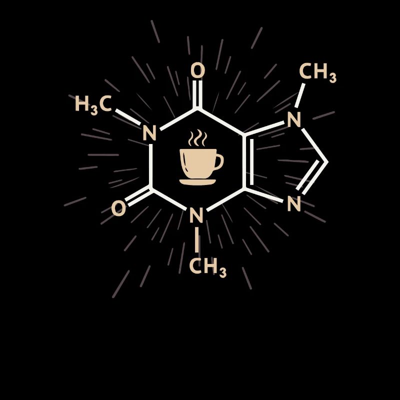 Café chimique formule de formule structurelle café
