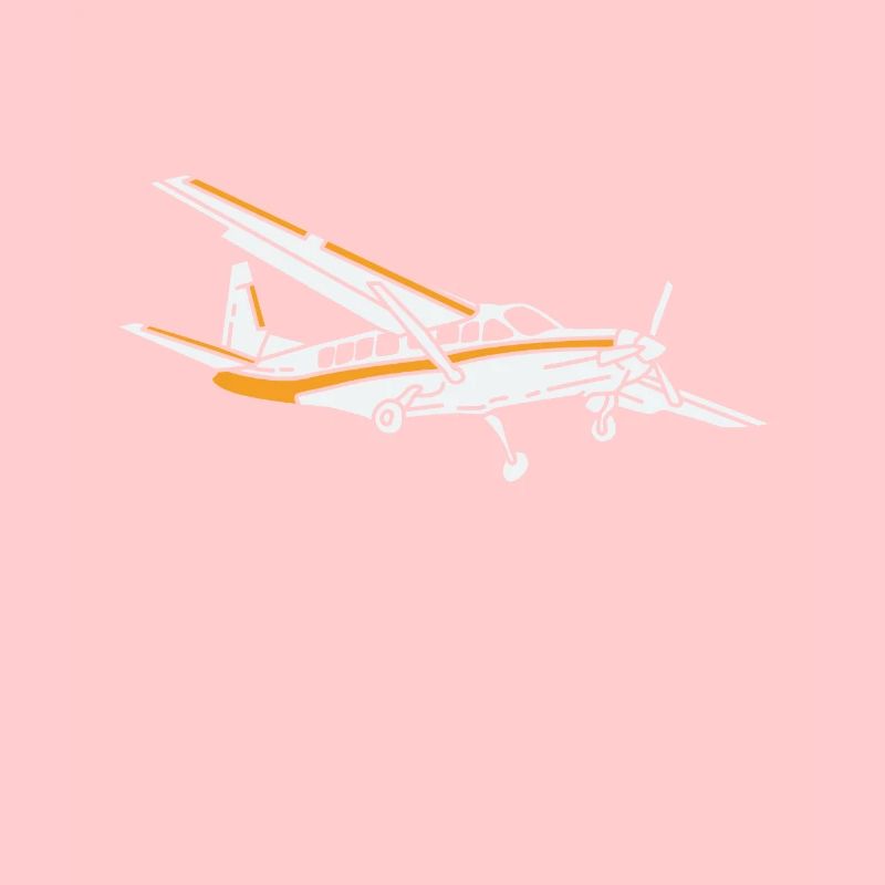 Propeller plane Aviator pilot plane
