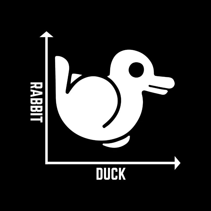 Rabbit Duck Graph Math Pun Schüler Lehrer Ostern