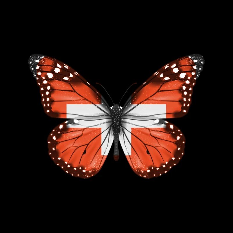 Papillon Drapeau De La Suisse