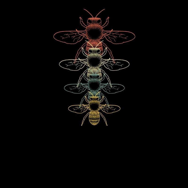 Retro Imker Bienen Geschenk