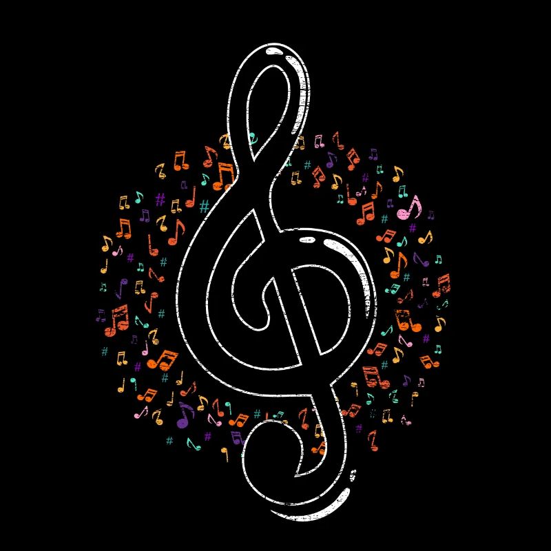 Notes de musique Clef