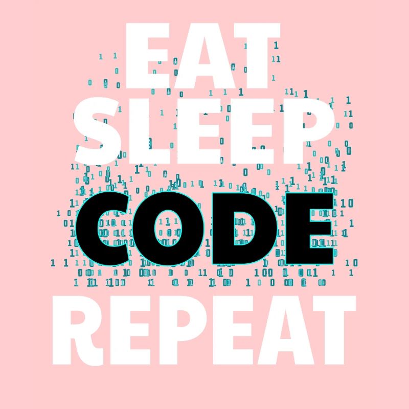 Eat Sleep Code Informatik Programmieren Nerd Java