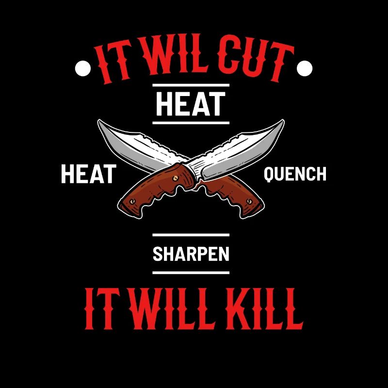 couteau forgé de forge