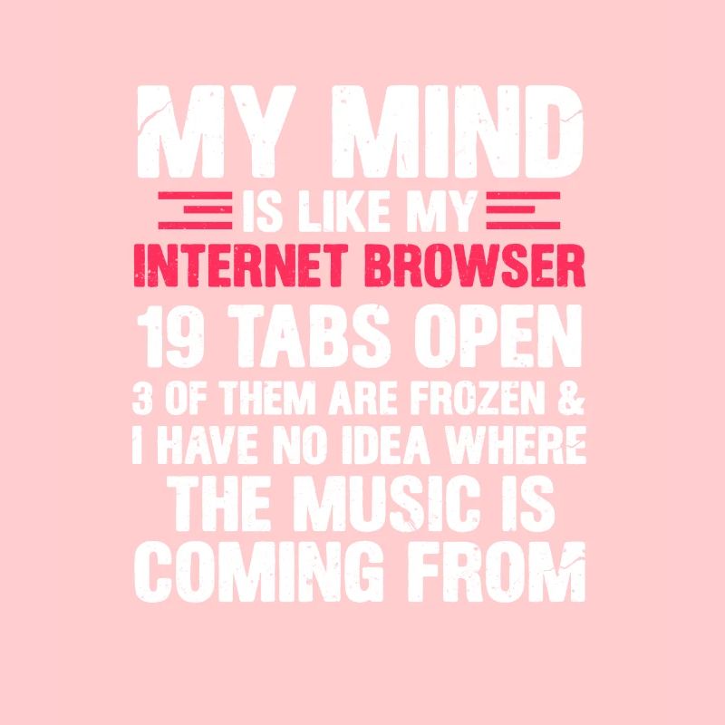 Cadeau de nerd de programmeur de pensée Internet