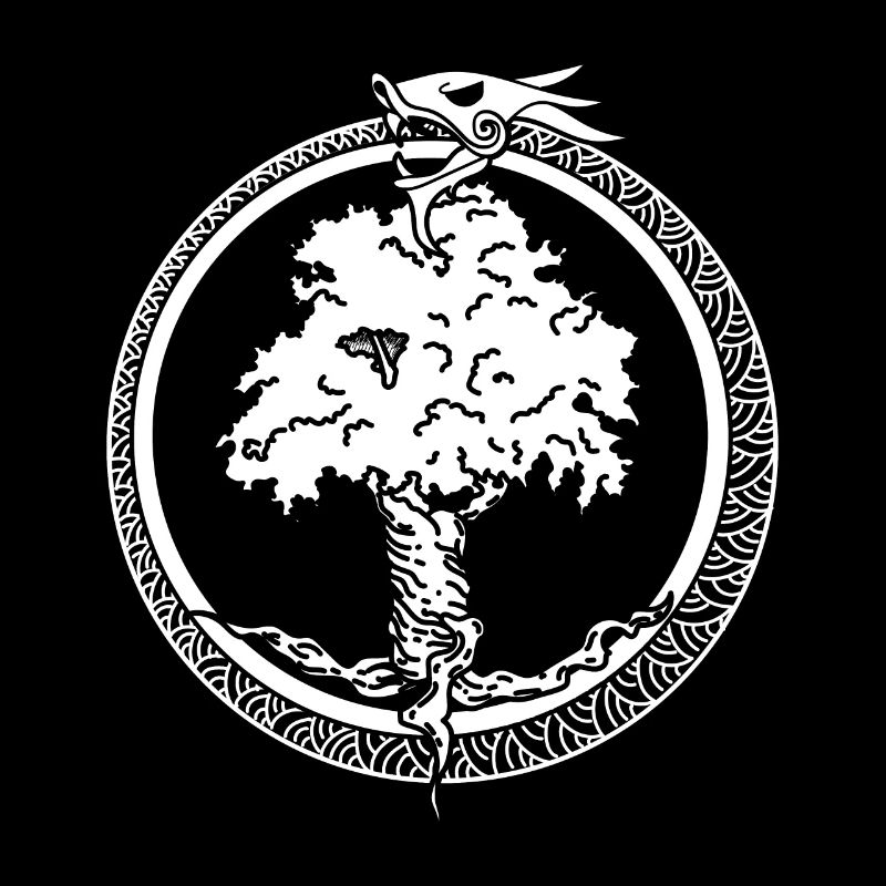 Arbre du monde, Weltenesche, Ouroboros, Serpent