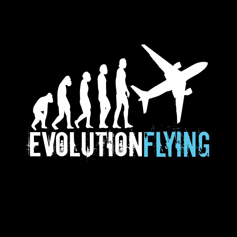 Pilot Evolution Flying Airplane Aviator Boing