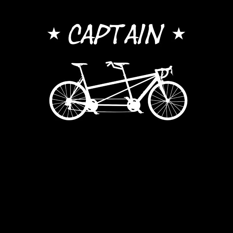 Conception de capitaine de vélo tandem