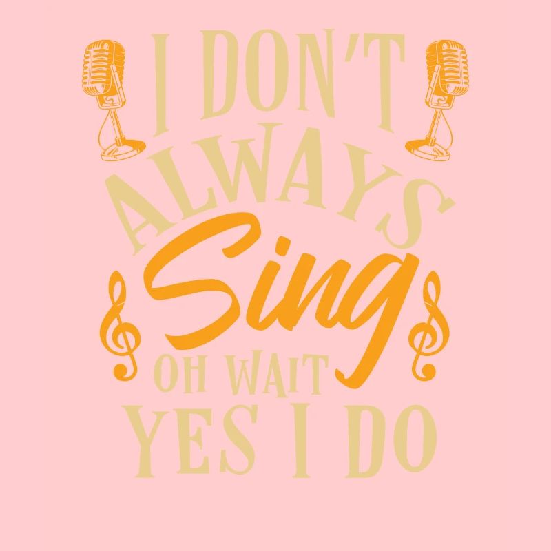 Singer singing