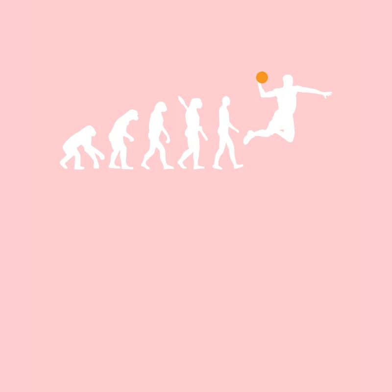 Basketball - Evolution des Menschen / Darwin