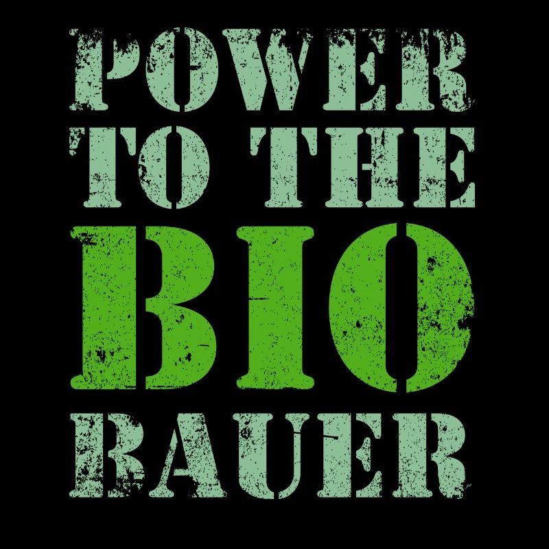 Bio Biobauer Grün Hell