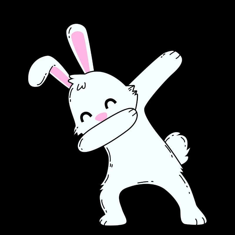 Dabbing bunny