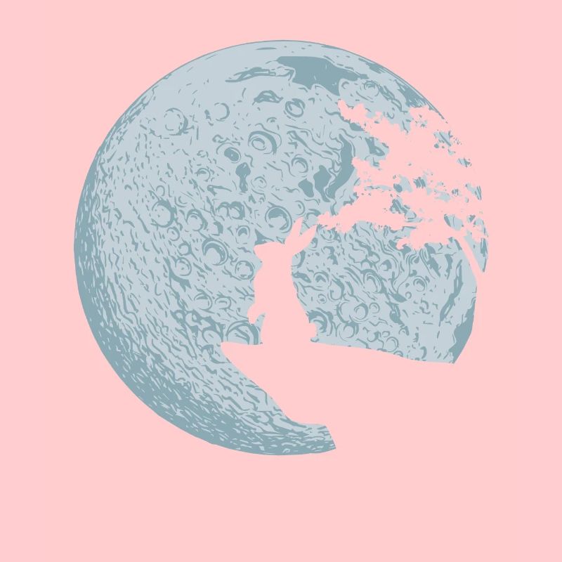 Bunny gift idea rabbit moon easter bunny