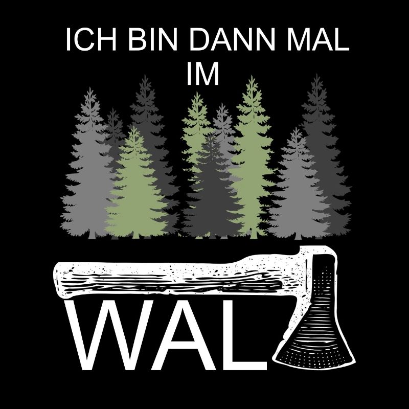 Je suis bûcheron dans la forêt