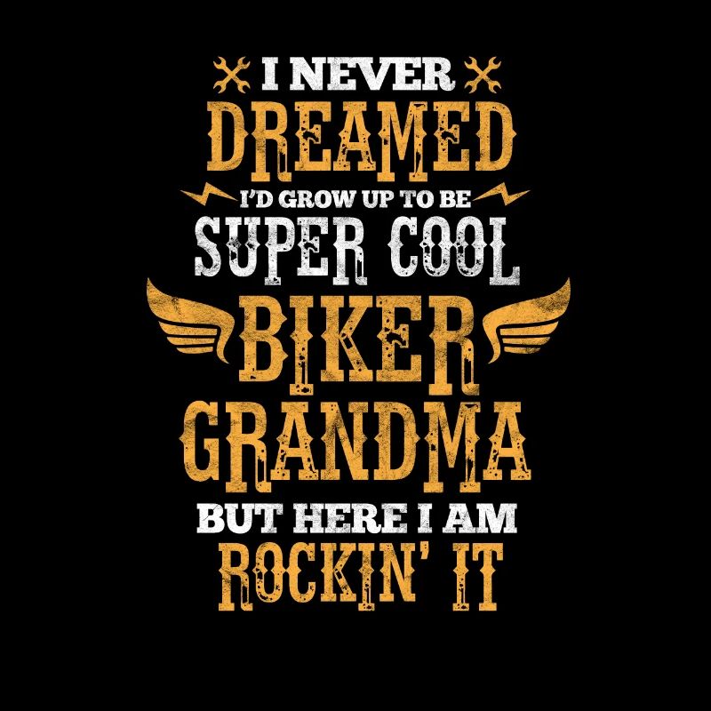 Oma Motorrad Biker Enkel Großmutter Geschenk