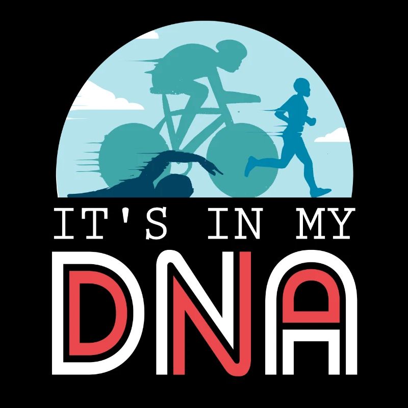 Triathlon triathlète - C'est dans mon ADN