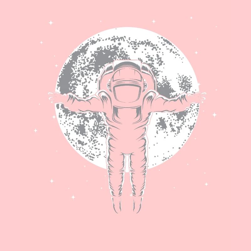 Astronaut moon outer space space gift