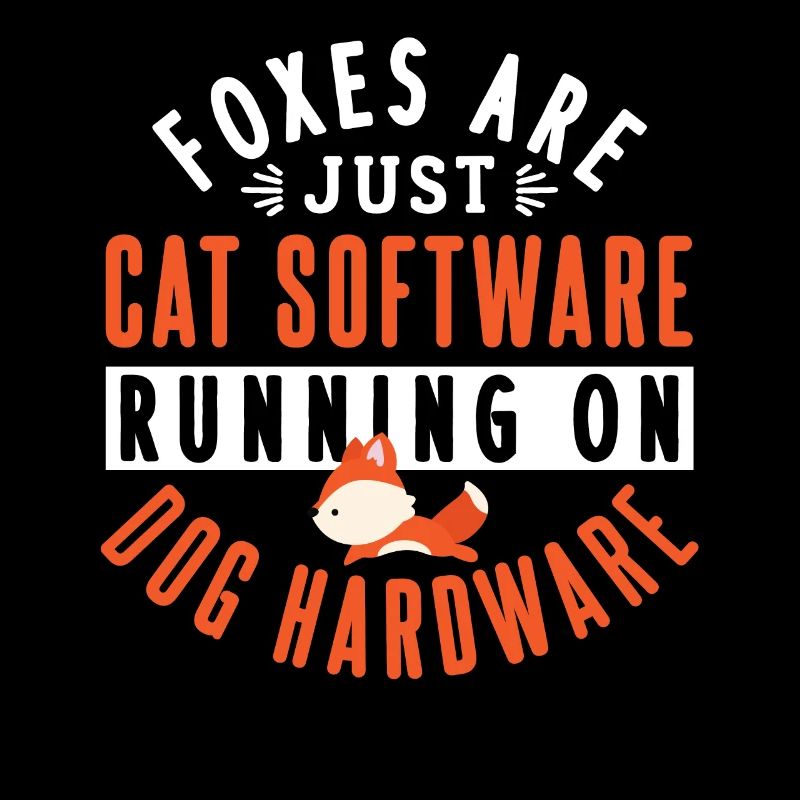Fox computer scientist nerd gift