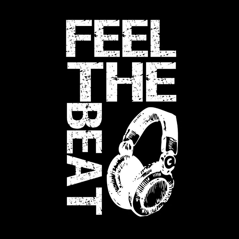 cool Dj gift feel the beat