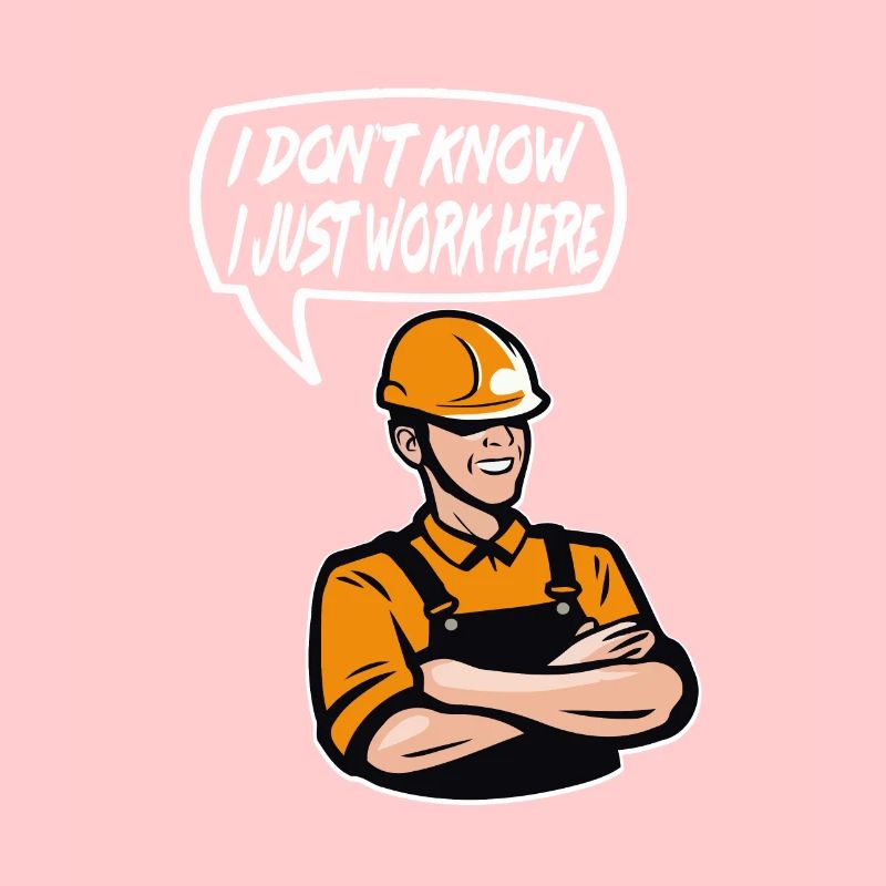 Construction worker construction site design