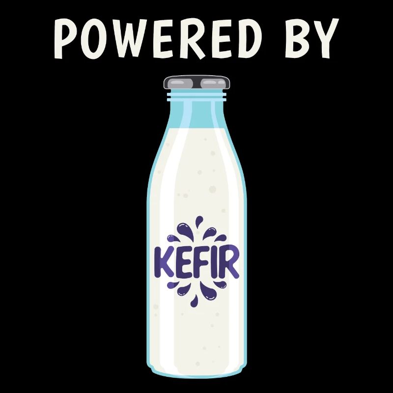 Drôle de boisson de fermentation alimenté par le graphique de kéfir