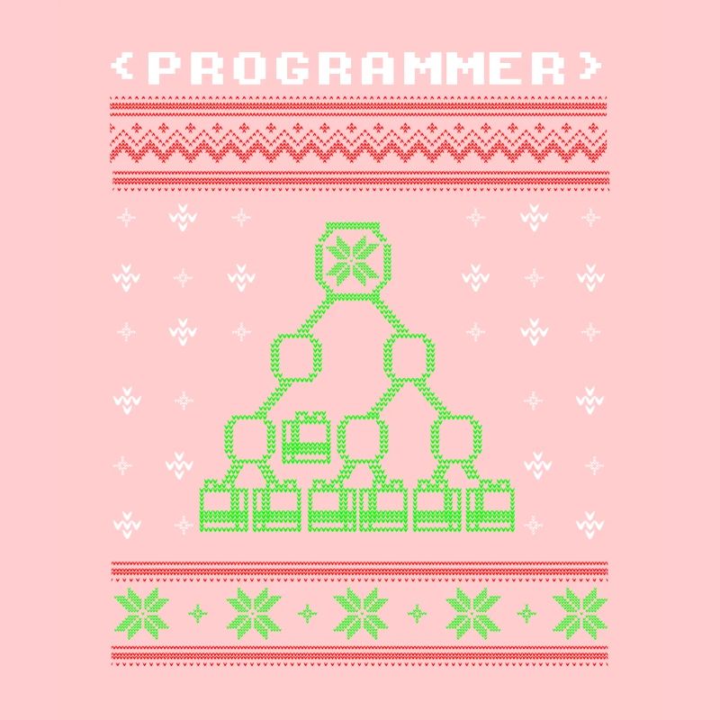 Programmierer Computer hässliche Weihnachtspullover Geschenk