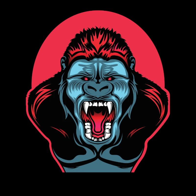 Wild gorilla