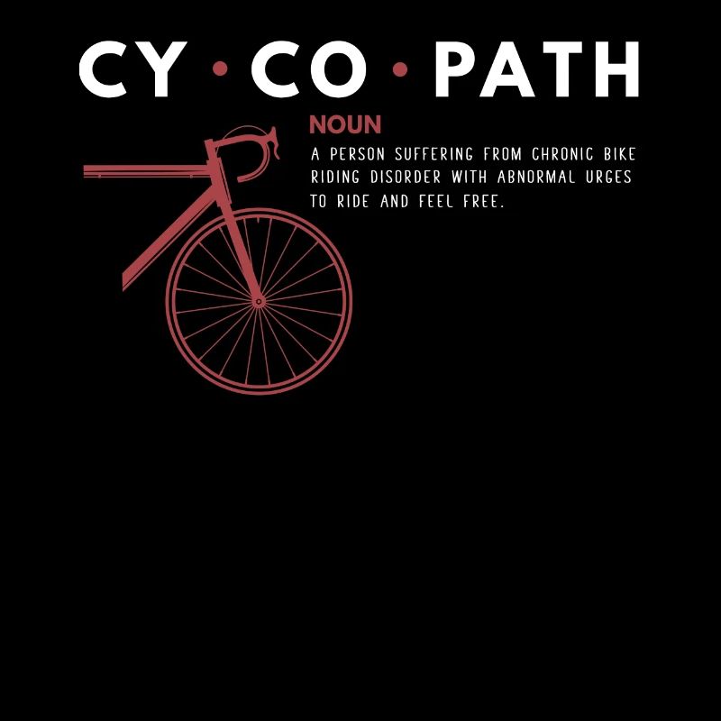 Cycopathe, vélo de course, idée cadeau de cycliste de course
