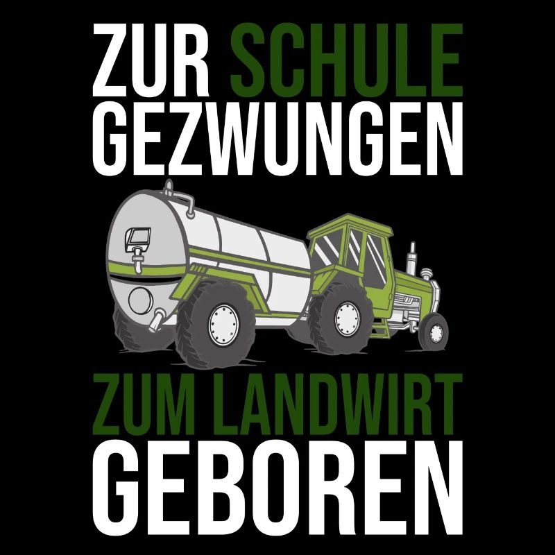Nachwuchs Landwirt Schule Bauer Traktor Geschenk