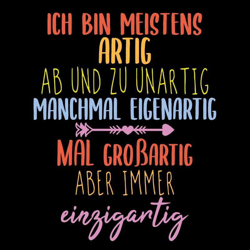 Einzigartig Spruch