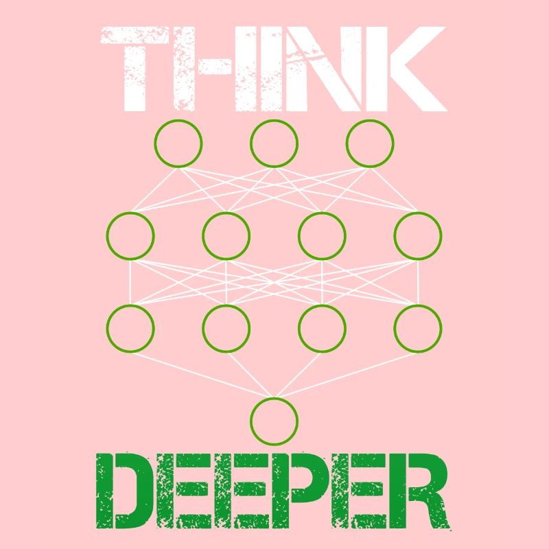 Künstliche Intelligenz think deeper Geschenk