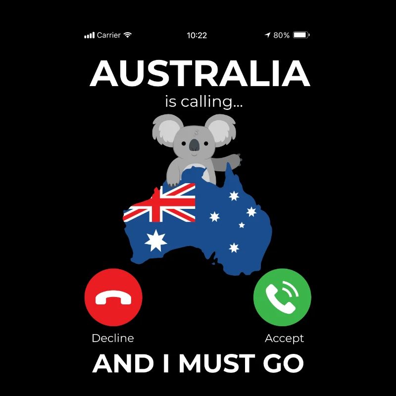 Australien is Calling Urlaub Geschenk
