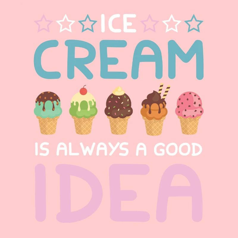 Eis Eiscreme idea Spruch