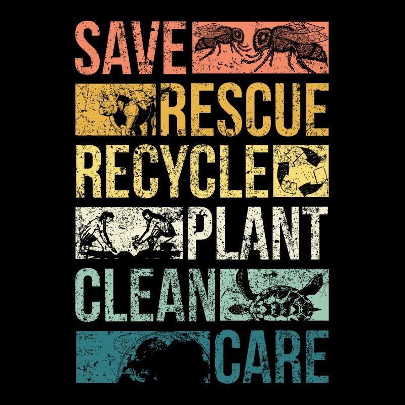 Animal save earth turtle climate change recycle